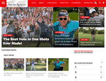 Tablet Screenshot of golfprogazette.com